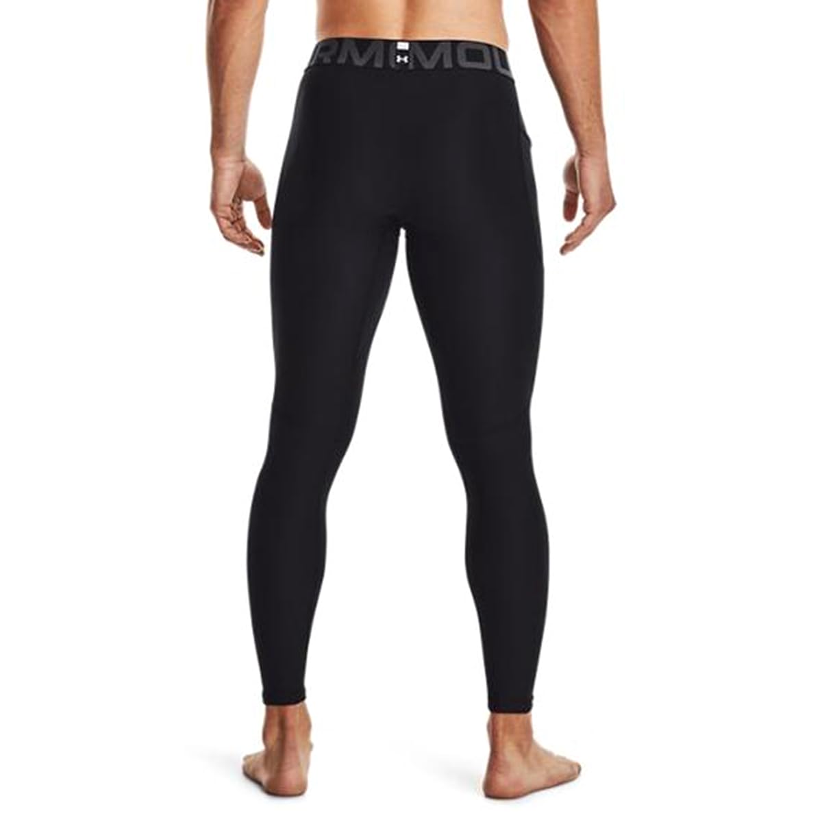 Under Armour Men's HeatGear Armour Leggings , Black (001)/Pitch Gray, X-Large