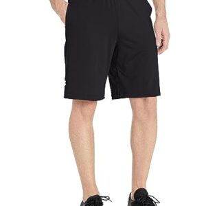 Under Armour mens Raid 2.0 Wokout Gym Shorts , Black (001)/White , Large