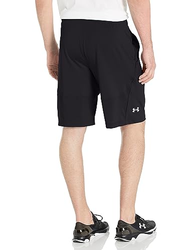 Under Armour mens Raid 2.0 Wokout Gym Shorts , Black (001)/White , Large