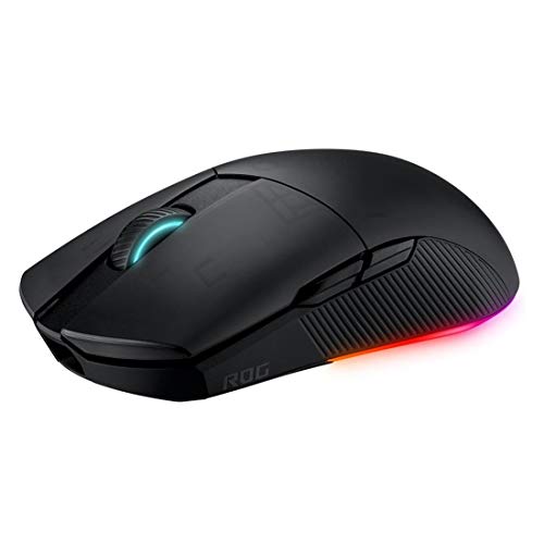 ASUS Optical Gaming Mouse - ROG Pugio II | Ergonomic & Truly Ambidextrous PC Gaming Mouse | Configurable & Swappable Side Buttons | 16,00 DPI Optical Sensor | Aura Sync RGB Tactile Mice