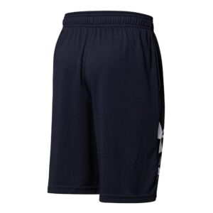 Under Armour boys Prototype 2.0 Logo Shorts , Black (001)/White , Youth Medium