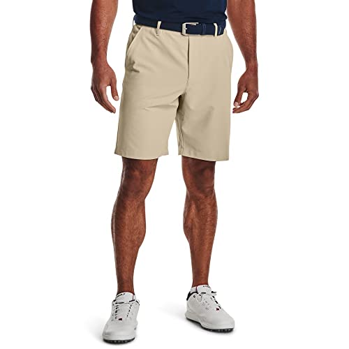 Under Armour Men's Drive Shorts , Khaki Base (289)/Pitch Gray , 34