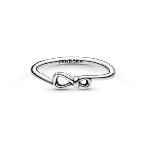 PANDORA Infinity Knot 925 Sterling Silver Ring, Size: EUR-58, US-8.5-198898C00-58