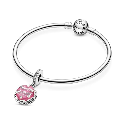 Pandora Jewelry Pink Birthday Cake Dangle Charm