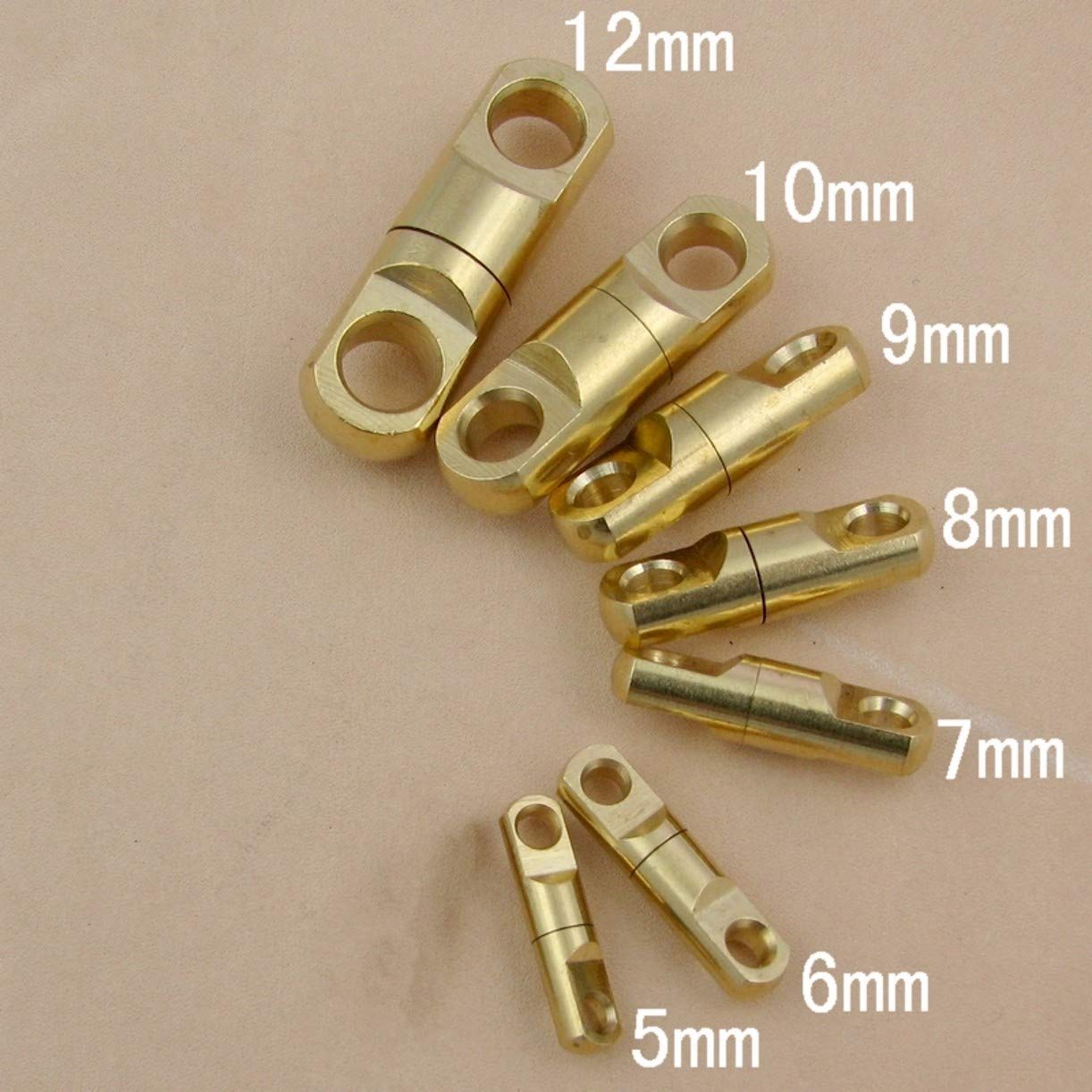 ZHONGJIUYUAN 20-Pack 7mm Heavy Duty Ball Bearing Swivel, Fishing Swivels, Brass Fishing Hook Line Connector, Fishing Tackle Accessories,Keychain Rotating Connector