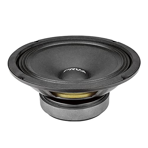 PRV AUDIO 8MR450A 8 Inch Midrange Speaker, 8 Ohms, 450 Watts, 96 dB, Mid Range Loudspeaker for High Output Pro Sound System (Single)