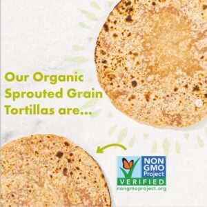 Maria & Ricardo's Organic Sprouted Tortillas. (3 Pack) USDA Certified Organic, Non GMO PV, Vegan, Kosher. 6 Tortillas per Pack