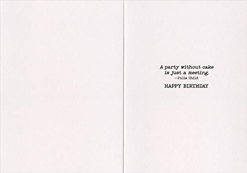 Avanti Press Woman Decorating Cake with Chocolate America Collection Feminine Birthday Card for Her : Woman : Women