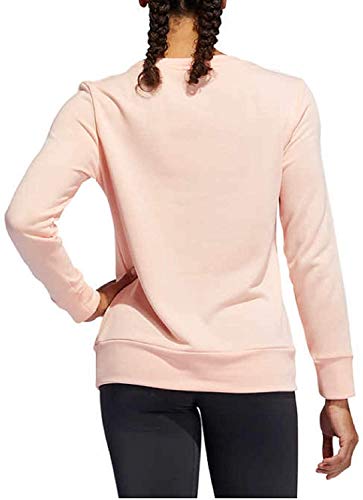 adidas Ladies' 3-Stripe Crewneck (Pink, X-Large)