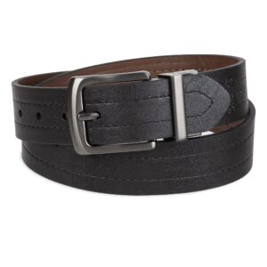 Levi's Men's Reversible Casual Jeans Belt, Brown/Black 1, Large (38-40)