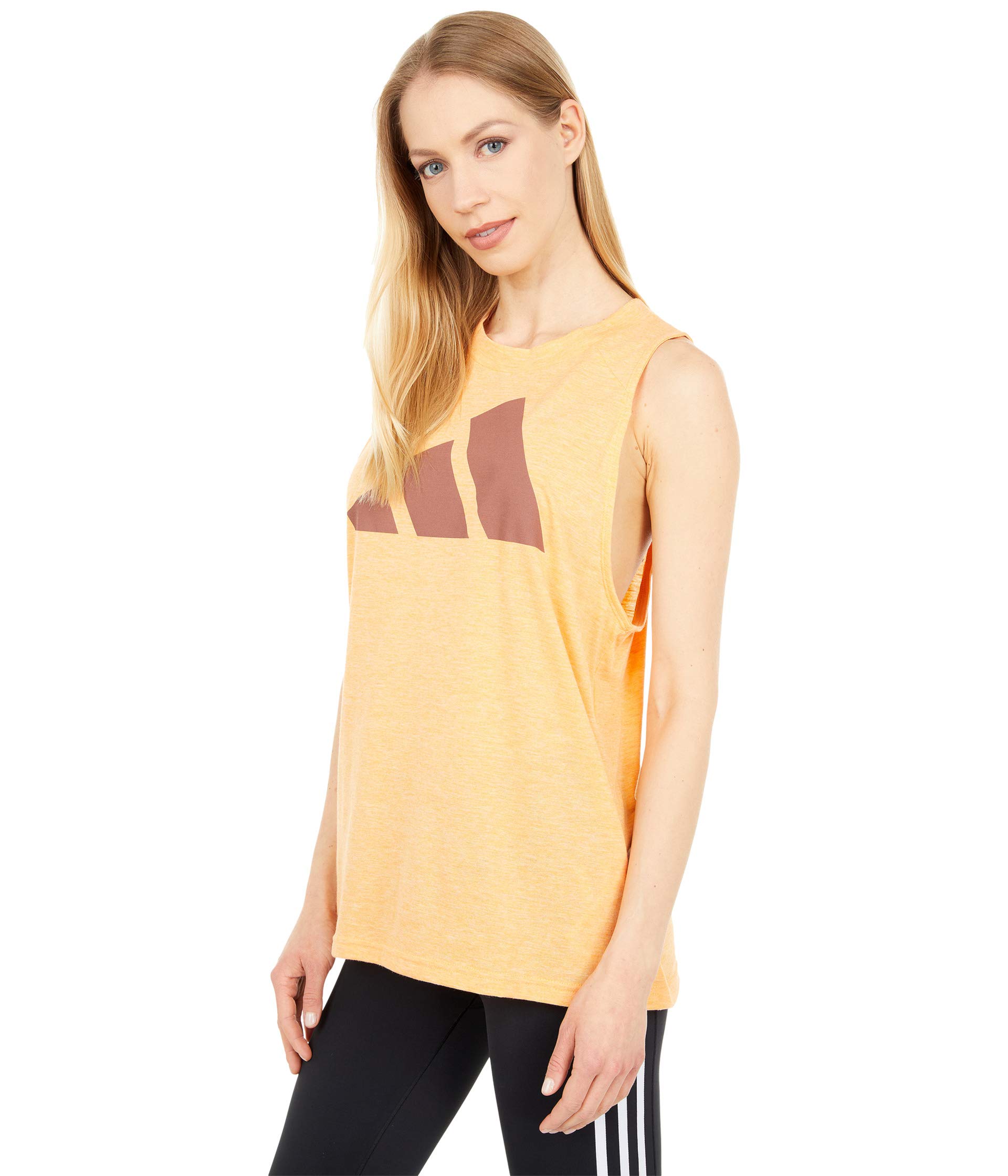 adidas womens Win 2.0 Tank Hazy Orange Melange X-Small