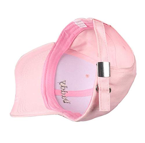 Foetest Cap Adjustable Baseball Cap Daddy Hat Headdress Dad-Cap Hat Sunhat Hip-Hop Flat Snapback Pink