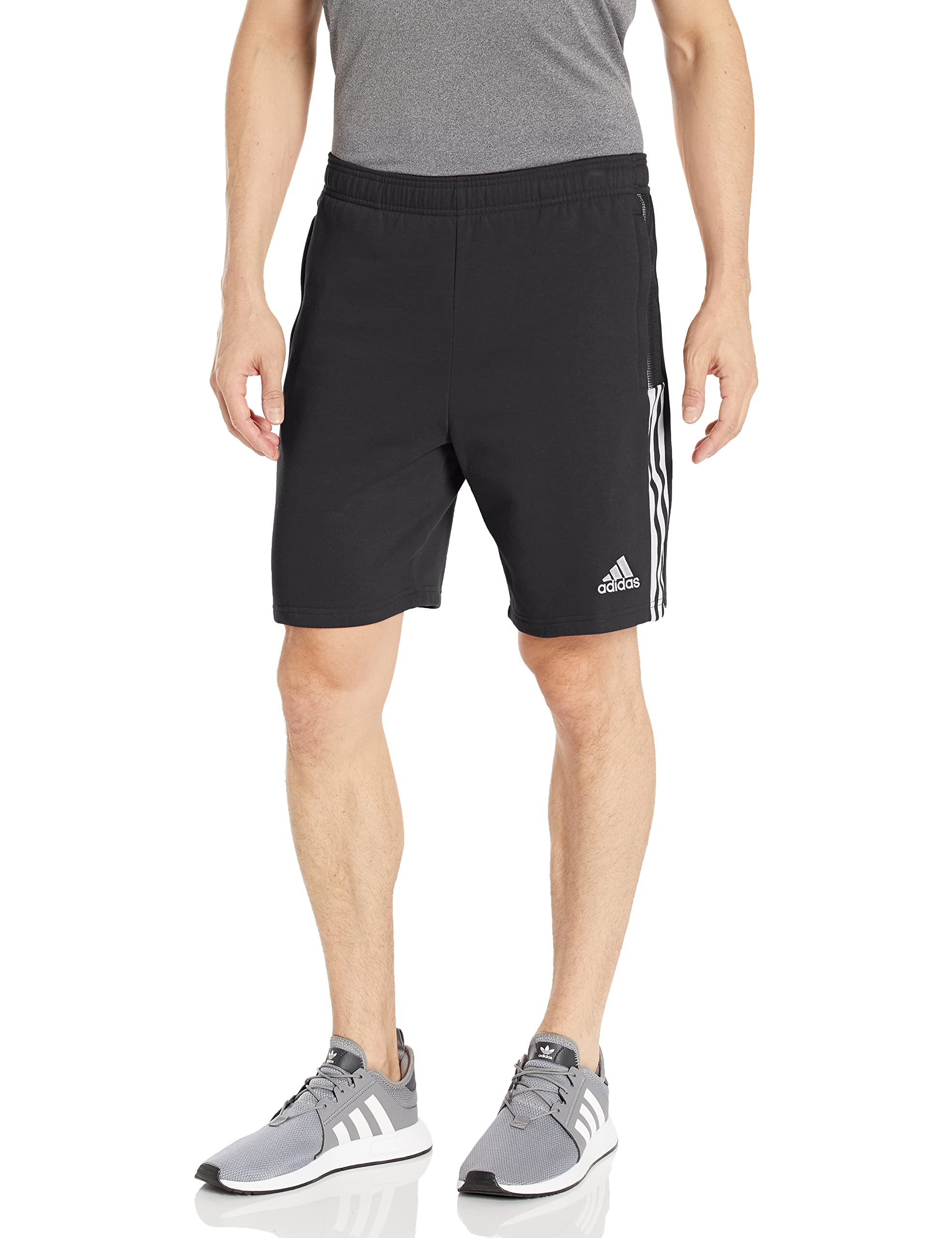 adidas mens Tiro 21 Sweat Shorts Black Small