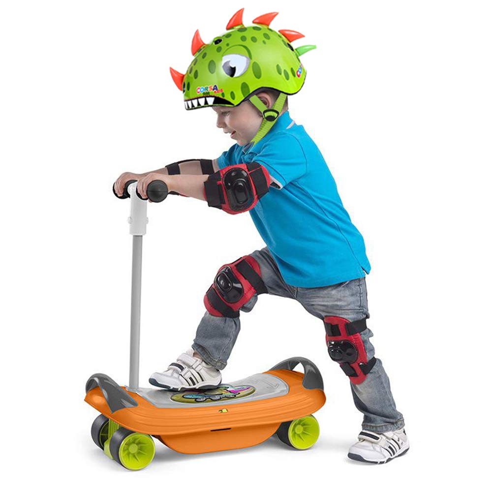 Kids Bike Helmet,Lovely Green Dinosaur Kids Helmet Ages 2-5 Years Old Boys Girls Sports Helmet for Balance car, trikes, Scooters, Bike and Other Outdoor Sports