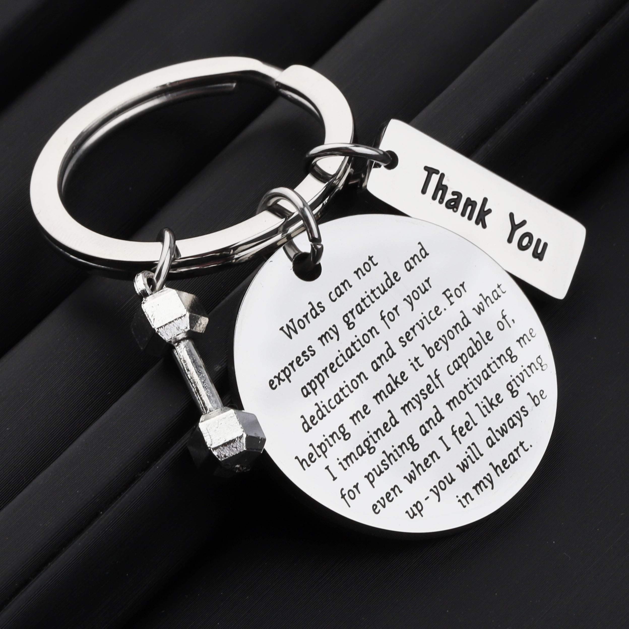 BLEOUK Fitness Instructor Gift Instructor Thank You Gift Fitness Trainer Gift Fitness Coach Appreciation Jewelry Gift