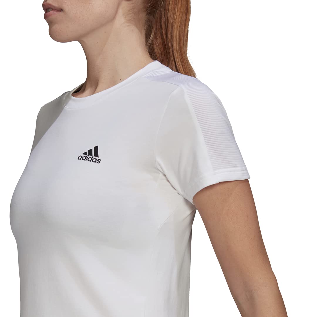 adidas womens Motion Tee White/Black X-Large