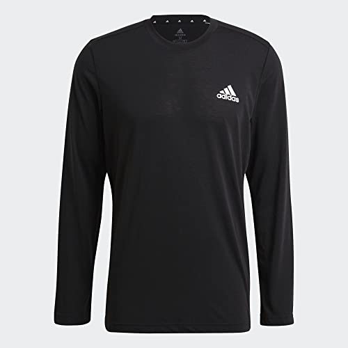 adidas mens FR Long Sleeve Tee Black XX-Large