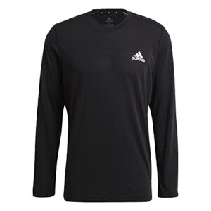 adidas mens FR Long Sleeve Tee Black XX-Large