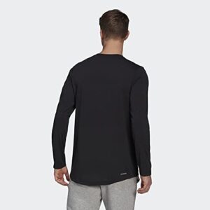 adidas mens FR Long Sleeve Tee Black XX-Large