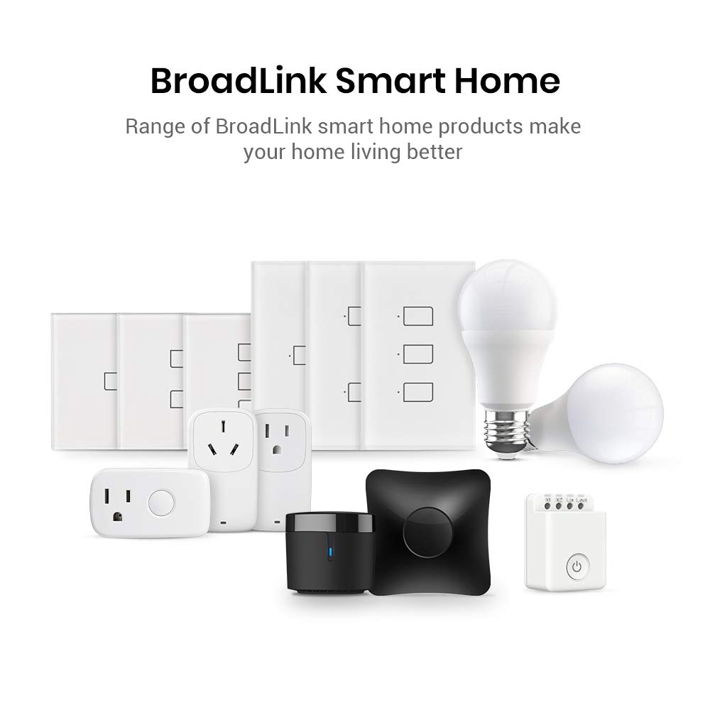 Broadlink Smart Bulb, 10W RGB Dimmable Wi-Fi LED Smart Light Bulbs Color Changing A19 800lm, Works with Alexa, Google Home, Siri and IFTTT, No Hub Required (4-Pack)