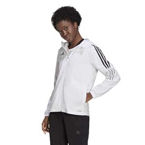 adidas womens tiro 21 windbreaker white medium