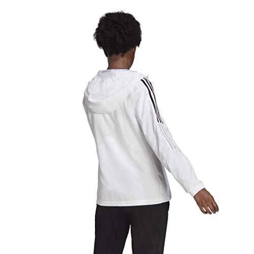 adidas womens Tiro 21 Windbreaker White Medium