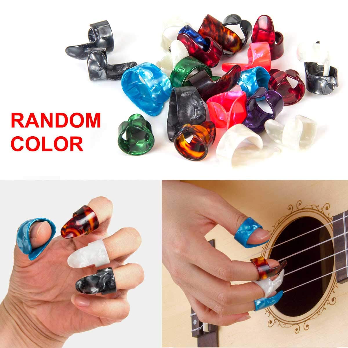 RIMLUFE acoustic guitar strings acoustic set music accessories replacement kit winder cutter finger picks holder variety pack starter tuning pegs tool repair kit parts for beginners capo 6 string set