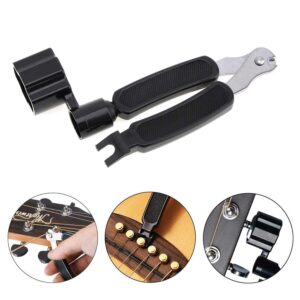 RIMLUFE acoustic guitar strings acoustic set music accessories replacement kit winder cutter finger picks holder variety pack starter tuning pegs tool repair kit parts for beginners capo 6 string set