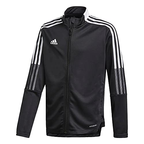 adidas unisex-child Tiro 21 Track Jacket Black Medium