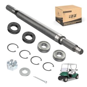 10L0L EZGO TXT Rear Wheel Axle Shaft Passenger Side Replaces OEM #20377G12,Fits TXT Golf Cart Electric 1994-Up