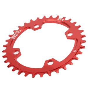 Bike Chainring,96BCD Bike Narrow Wide Round Chainring Repair Single Chain Ring for Mountain ycle (34T)