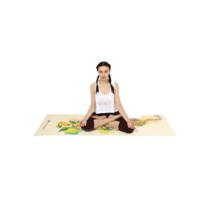 Shakti Warrior ShivShakti Yoga Mat - Artist Designed, Premium Printed mats, Non Slip, Great for Regular & Hot Yoga, Pilates and Workout (72 inch x 24 inch x 5mm Thick)