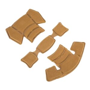 PAXLamb Helmet Padding Kit Bicycle Replacement Universal Foam Pads Set Helmet Cushions for Bike Cycling Motorcycle Helmet for ACH MICH Team Wendy FMA EXF Helmet (Tan 34PCS Waterproof)