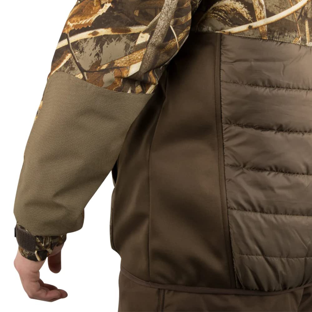 Drake Waterfowl LST Guardian Flex™ Double Down Eqwader™ Full Zip with Hood Mossy Oak Shadow Grass Habitat Xlarge