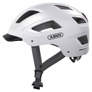 abus hyban 2.0, cycling helmet for urban commuting - polar white - xl (58-63)