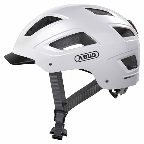 ABUS Hyban 2.0, Cycling Helmet for Urban Commuting - Polar White - XL (58-63)