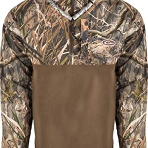 Drake Waterfowl 1/4 Zip Refuge Eqwader™ Mossy Oak Shadow Grass Habitat 2Xlarge