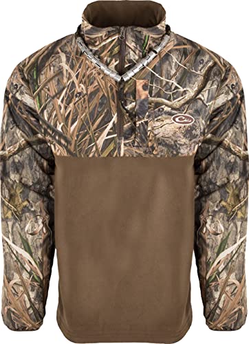 Drake Waterfowl 1/4 Zip Refuge Eqwader™ Mossy Oak Shadow Grass Habitat 2Xlarge