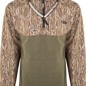 Drake Waterfowl 1/4 Zip Refuge Eqwader™ Mossy Oak Shadow Grass Habitat 2Xlarge