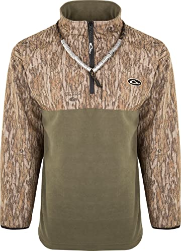 Drake Waterfowl 1/4 Zip Refuge Eqwader™ Mossy Oak Shadow Grass Habitat 2Xlarge