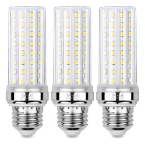 sauglae 20w led corn bulbs, 150w incandescent bulbs equivalent, 3000k warm white, non-dimmable, 2000lm, e26 edison screw light bulbs, 3-pack