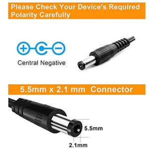 Replacement for Boss 9V PSA Adapter Guitar Pedal Power Supply Compatible with Boss PSA-120S ME-80 ME-70 ME-25 ME-50B GT-100 GT-1 GT-10 AD-10 BR-80 BR-600 DB-88 DB-90 CE-2B RE-20 RC-1 RC-3