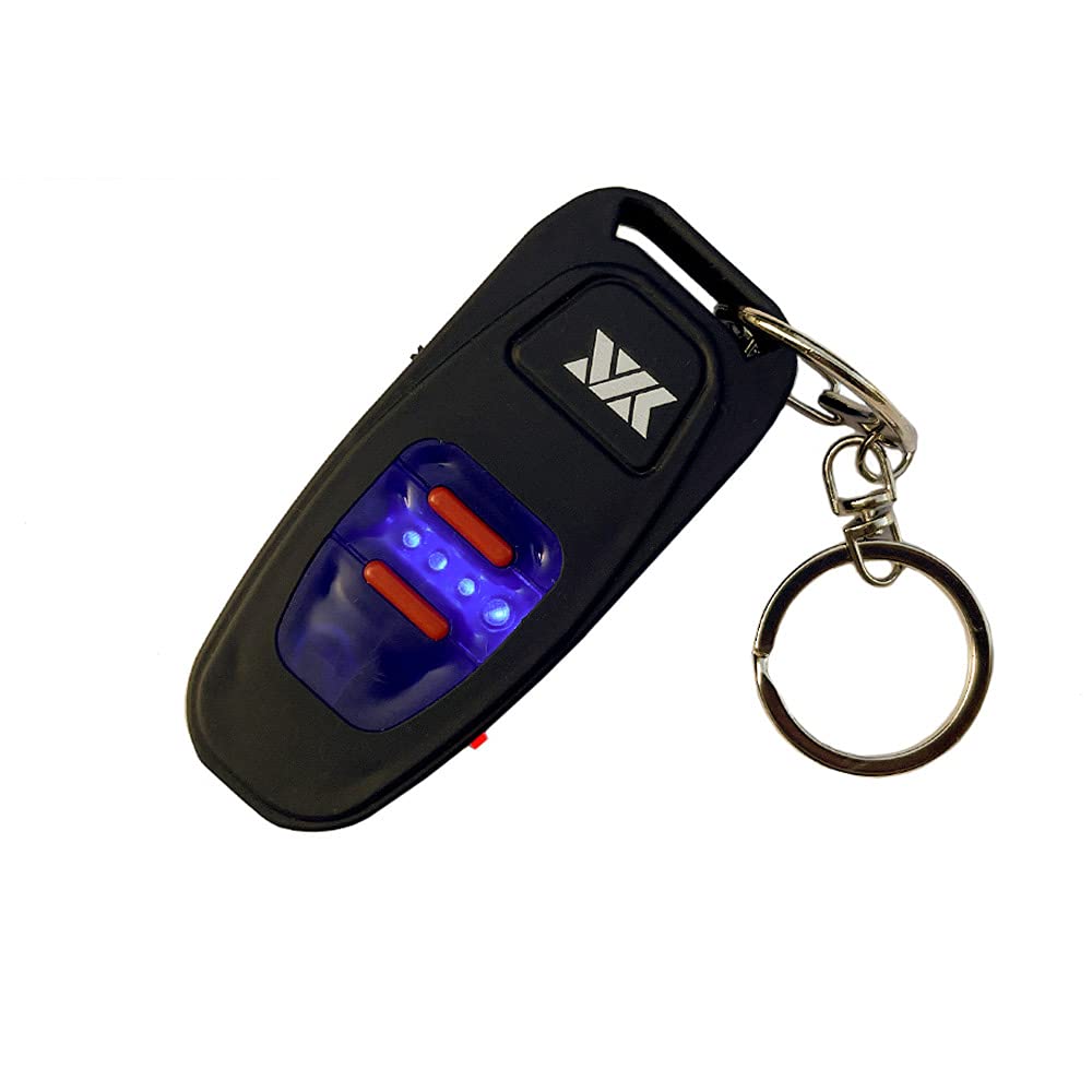 Day Zero Survival Mini Stun Gun Small as a Key Fob with LED Flashlight, USB Charging