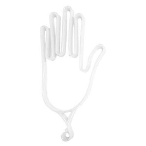 1pc golf gloves stretcher, golf accessories keeper holder plastic glove stand gloves support frame golf gloves stretcher hanger,white