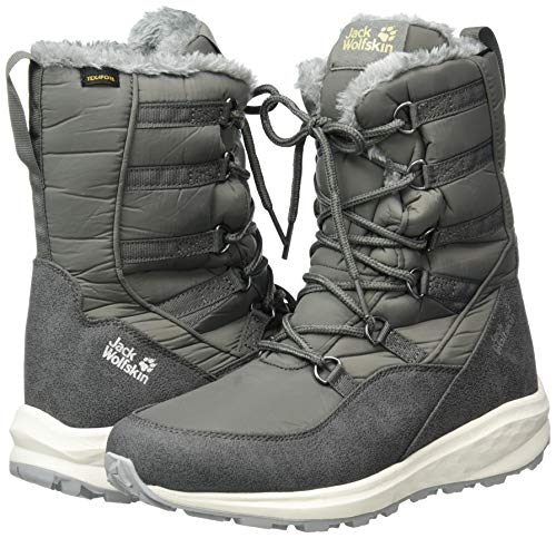 Jack Wolfskin Women's Nevada Texapore High Hiking Shoe Boot, Dark Grey/Light Grey, 9.5