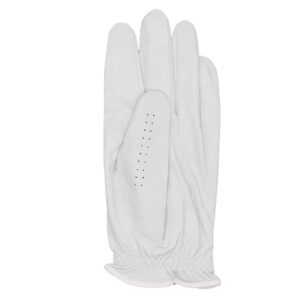 Men's Golf Gloves Value 4 Pack | 100% Finest AA Cabretta Leather | Breathable and Durable Golf Gloves for Men | White Golf Gloves Worn On Left Hand for Right Handed Golfer 4 Pack