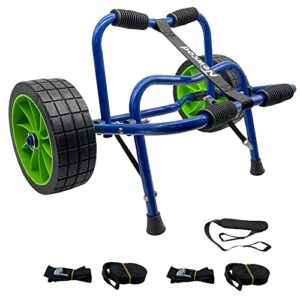 Newcod Kayak Cart, Kayak Dolly with Airless Tire for Carrying Kayak Canoe SUP Paddle Board