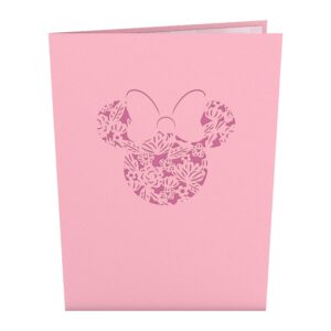 Lovepop Disney Minnie Mouse Flower Basket 3-D Pop-Up Greeting Card