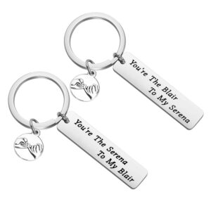 zuo bao gossip lover gift gossip fans keychain friendship gift you're the serena/blair