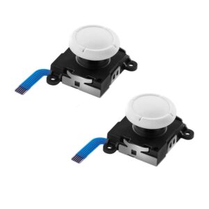 replacement 3d analog joystick for switch lite and switch joy-con, left or right analog thumb stick joystick replace (2-pack)